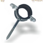 Στηρίγματα Πλαστικού Σωλήνα, Μονά με Λάστιχο