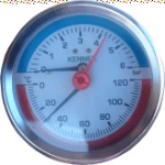 Θερμομανόμετρο Οριζόντιο