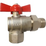 Βάνα Γωνιακή με Ρακόρ