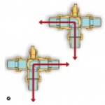 Τρίοδη βάνα εκτροπής “Θέρμανσης” DN25 με μοτέρ - Image 2