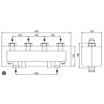 Συνδυασμός υδραυλικού διαχωριστή/συλλέκτη διανομής DN 25 “HydroFixx”