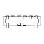 Χαλύβδινοι μονωμένοι συλλέκτες διανομής για τους υδραυλικούς σταθμούς “Regumat” DN 32 - Image 2